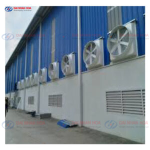 Hệ thống thông gió nhà xưởng bằng quạt composite