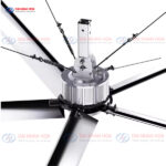 Quạt trần công nghiệp 7.3 mét Rotor trong